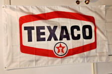 TEXACO Oil Logo Flag Banner 3x5 ft Mancave Garage Flag MX/SX