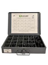 Inch Alloy Allen Socket Head Cap Screws Coarse Thread Black Oxide Kit- 409 Pcs