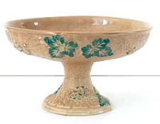 Antique Majolica Ivy Compote Avalon/Faience/Balt c/1882 Excellent Condition