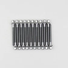 20 Drum Tension Rods 2 1/4" (58mm) Chrome with Washers Diameter 7/32" Drum Part