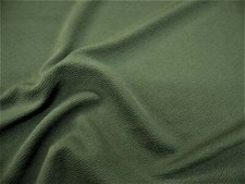 Fabric Liverpool Textured 4 way Stretch Scuba Olive Drab Green LP14