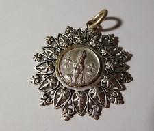 Pendentif  ancien Breton - metal argenté