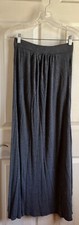 Heather Women's Skirt Size S Gray Maxi Stretch Knit Pull-On Elastic Waist