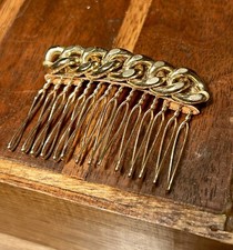 Vintage Hair Comb Accessories Hair Decoration Gold Tone Vintage Retro