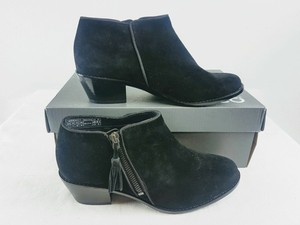 VIONIC Women's Joy Serena Ankle Boots in Black Suede - Size 8/39 | eBay