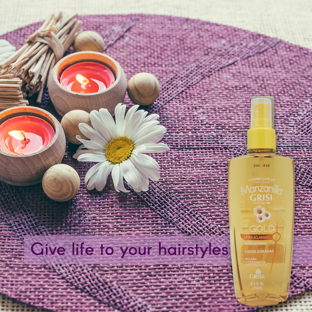 Grisi Chamomile Gold Detangling Lotion and Hair Lightener. 8.4 Fl.Oz