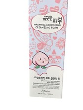 Esfolio Hyaluronic Acid with Peach Cleansing Foam Face Cleanser Korean SEALED
