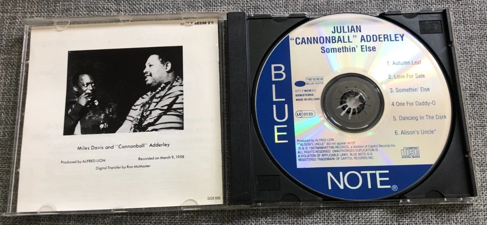 CANNONBALL ADDERLEY, Somethin' else, CD / Details in Beschreibung - Bild 3 von 3