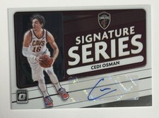 2020-21 Donruss Optic Signature Series Cedi Osman Auto
