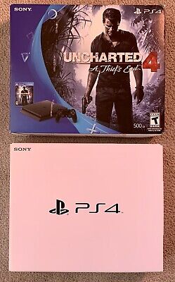 Playstation 4 slim uncharted 4 lacrado 500gb