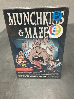 Munchkins & Mazes - A Roleplaying Parody Munchkin Card Game Steve Jackson Games