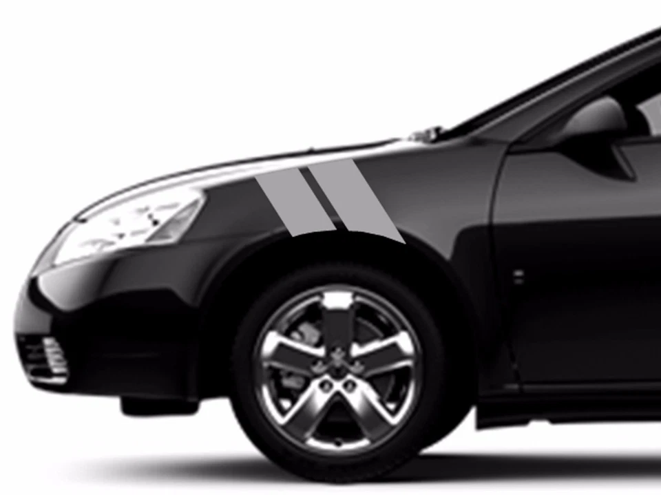 NUEVAS Calcomanías Fender Hash Bars Vinilo RACING STRIPES Sport 4" (Se adapta a Pontiac G6 y G8) Foto 3 de 4