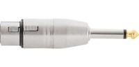 Professioneller Adapter Aus Metall Von 6,3Mm Mono-Klinke-Stecker Auf Xlr-Buchse