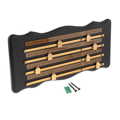 Shuffleboard Wall Mounted Scoreboard Counters Durable Billiard Score Board - Picture 11 of 12