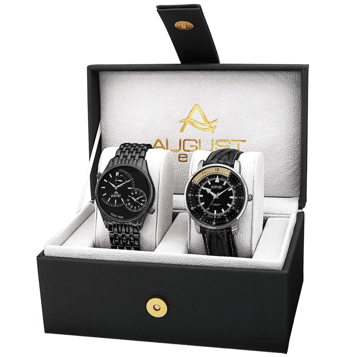 August steiner dual time watch clearance