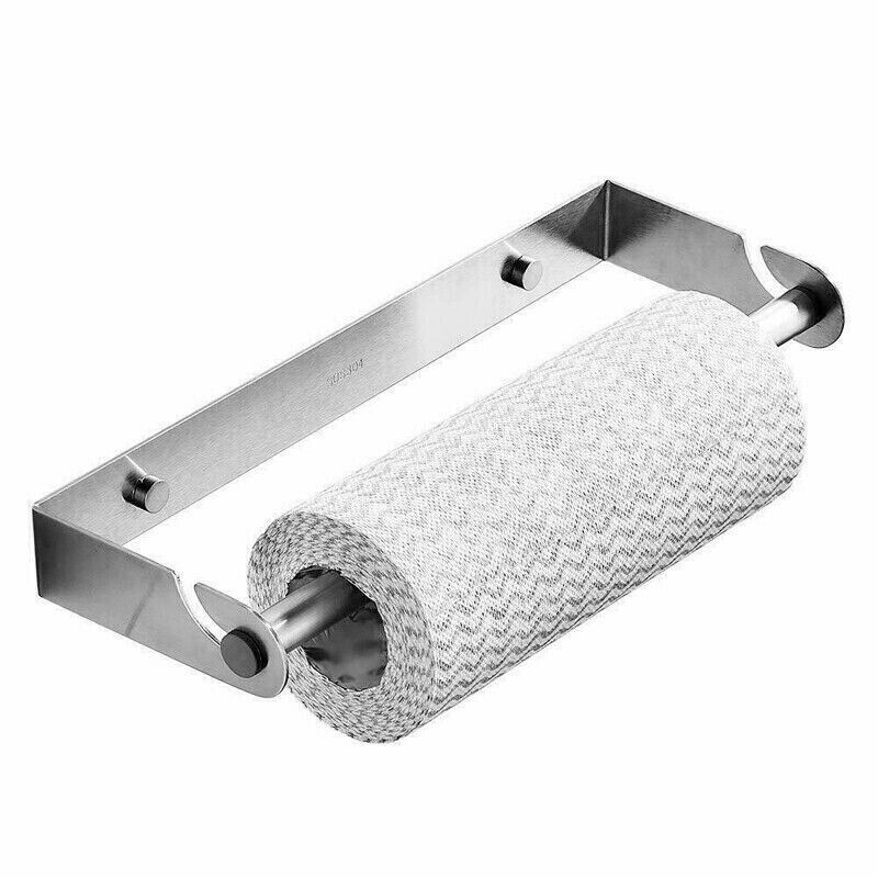 Stainless Steel Kitchen Towel Paper Roll Paper Holder Wall Mounted