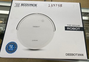 ECOVACS Robotics - DEEBOT 600 App-Controlled Self-Charging Robot Vacuum - White
