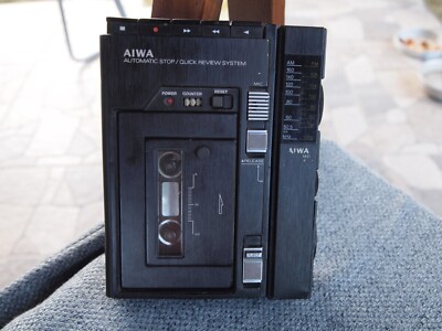 AIWA TP-22 Cassette Recorder+FM/AM Radio AR-22 + Power Unit, US