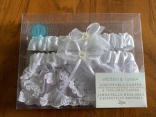 Victoria Lynn Adjustable Garter  Toss Away Garter NIB