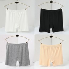Donna Elasticizzato Sicurezza Sotto Shorts Intimo Boxer Slip Mutandoni Delle