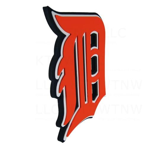 New MLB Detroit Tigers 3D Fan Foam Logo Holding Wall Sign Made in USA - Picture 2 of 2