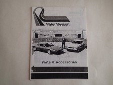 12 Pages Copies Of Peter Revson Parts Accessories Ad Sheets Detomaso Pantera 12 Pages Copies Of Peter Revson Parts Accessories Ad Sheets Detomaso Pantera