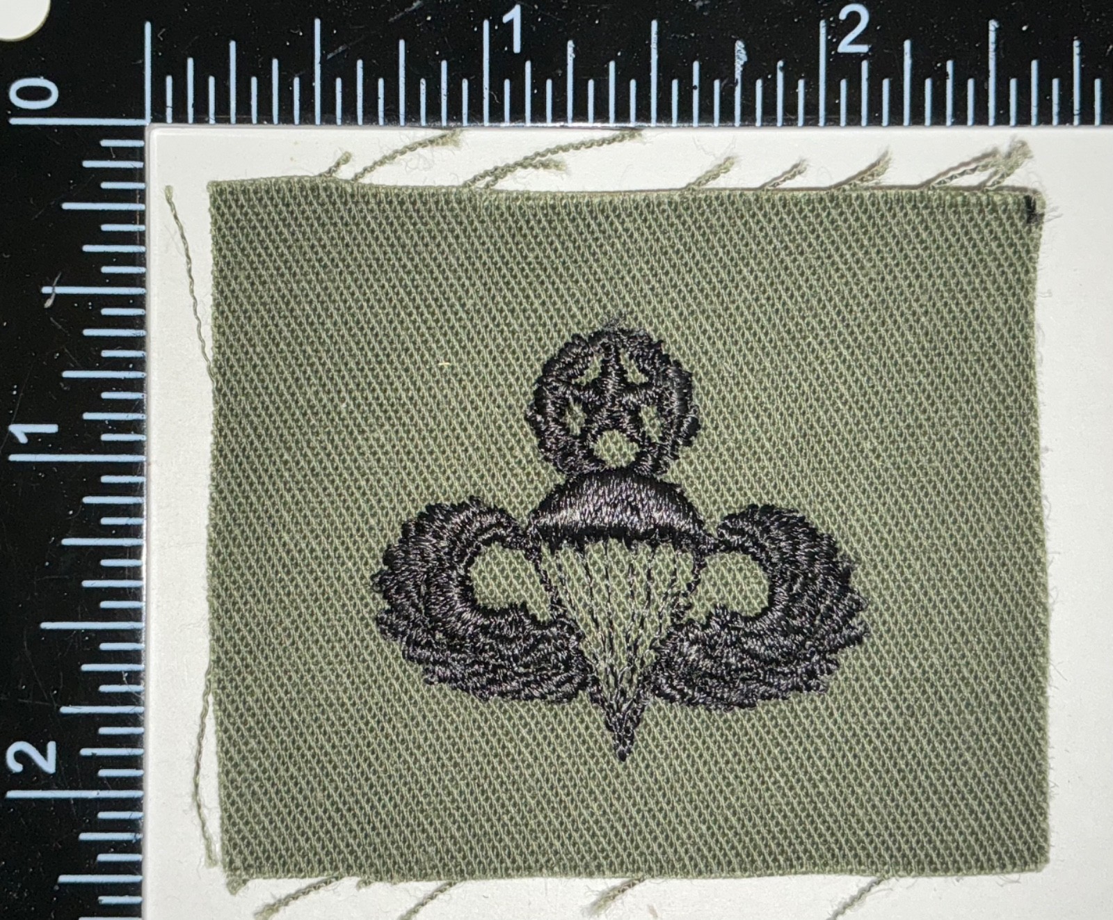 Vietnam War US Army Master Parachutist Airborne Cloth Wings Badge Patch