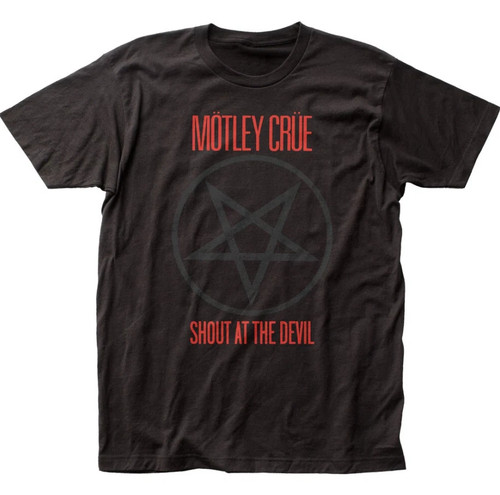 Vintage Shout At The Devil Era Heavy Metal Band Graphic T-Shirt Reprint - Image 1