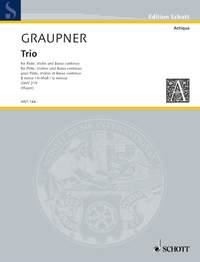 Trio GWV 219 Flöte, Violine und Basso continuo (leicht - mittel) Graupner Sch