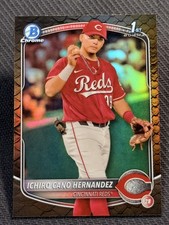 2025 Bowman Chrome 1st REPTILIAN REFRACTOR Ichiro Cano Hernandez, item 1