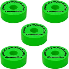 Cympad Chromatics Foam Cymbal Washer 5-Piece Crash Set Green
