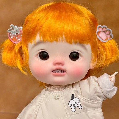 1/6 BJD Doll Resin Jointed Diandi Girl with Face Make up Eyes Handmade Toys Gift