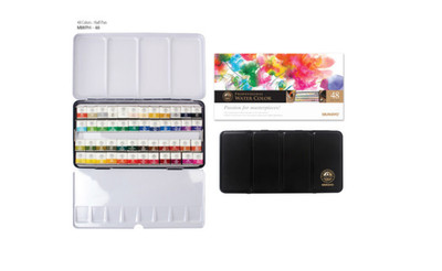 [Neu] Mungyo Aquarellmalpalette 12 Farben - Student Artist Supplies