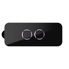 1Set Purple Camera Lens Tempered Glass Protector Film For Samsung Z Flip 4 Phone