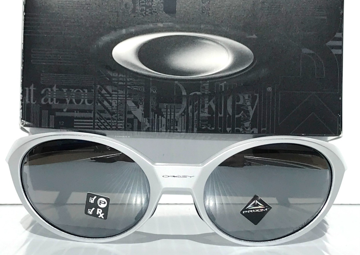 NEW Oakley EYE JACKET REDUX Silver POLARIZED PRIZM Black Lens