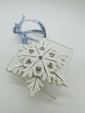 Genuine Pandora 2015 Limited Edition Porcelain Snowflake Ornament Retired