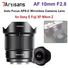 7artisans AF 10mm F2.8 APS-C Auto Focus Ultra Wide Angle Lens for E/ Z/ XF Mount