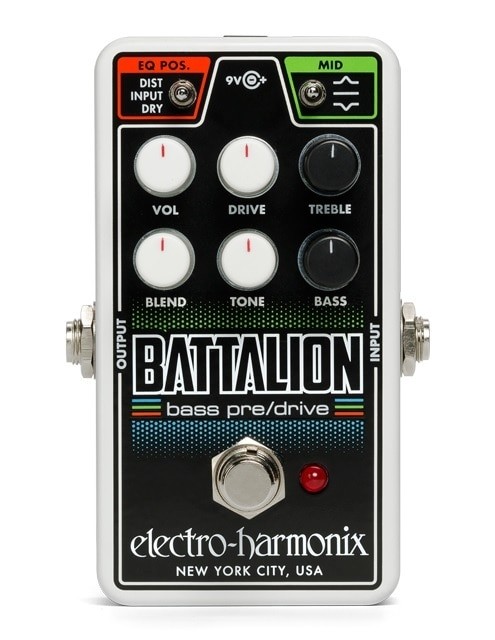 Басовый предусилитель и овердрайв Electro-Harmonix Nano Battalion