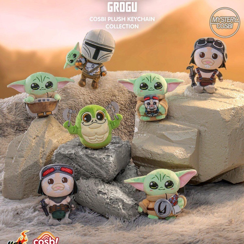 Hot Toys The Mandalorian and Grogu Series Cosbi 5.5" Cuddly Plush Pendant