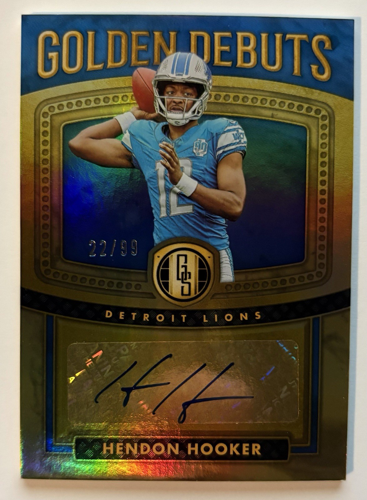 Hendon Hooker Panini Gold Standard Golden Debuts Autographs #GD16 Base