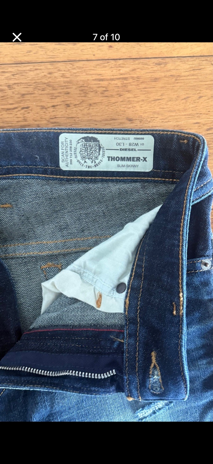 Diesel Thommer X Jeans W28 L30 image 6