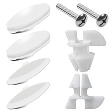 Toilet Seat Bumper and Bolts for Kohler 1133070 1236365 1133024 1239016 Enhan...