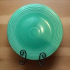 Vintage Fiesta Ware Original Mint Green Glaze 14" Chop Plate / Platter