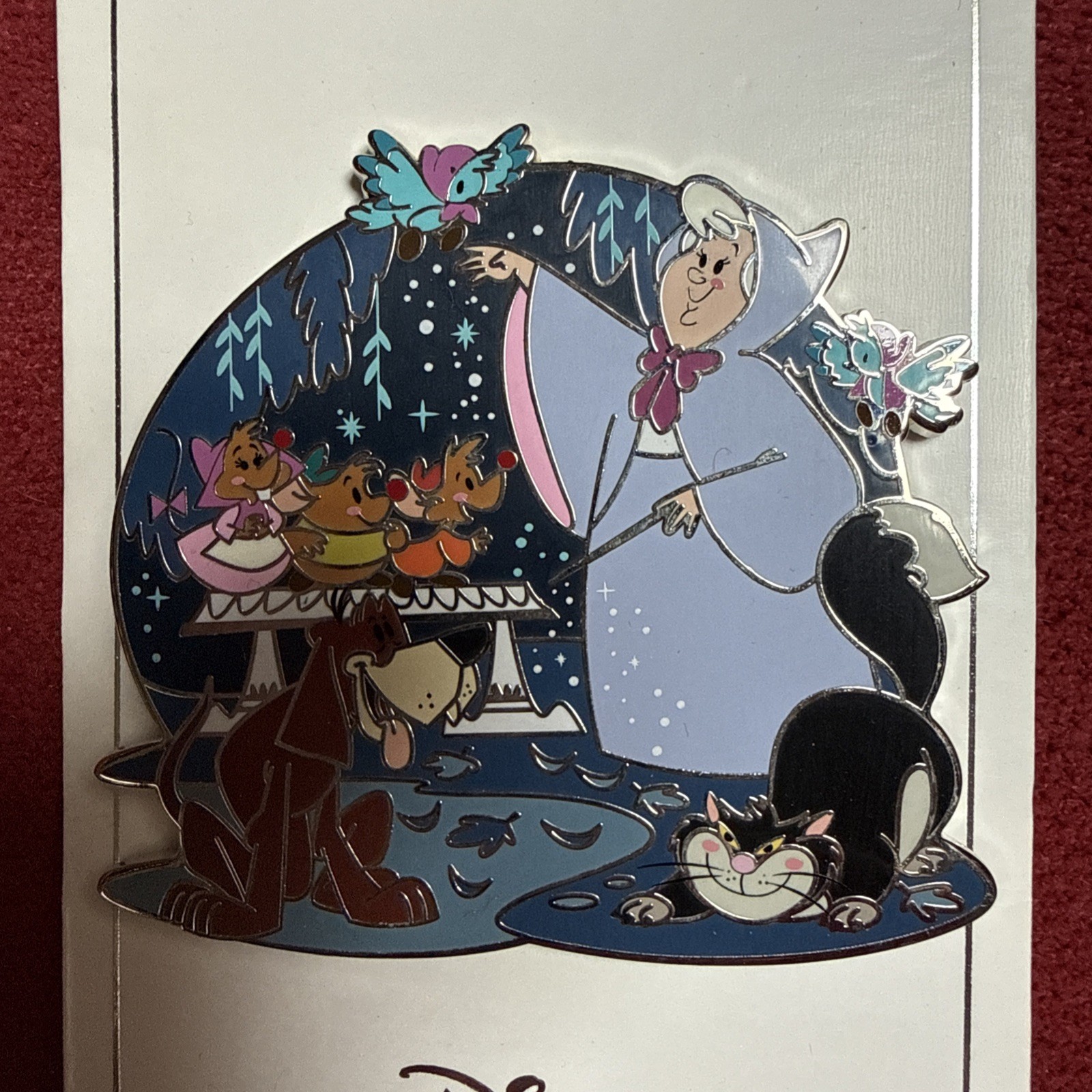 2021 Disney Parks Cinderella Supporting Cast Cluster Pin NEW