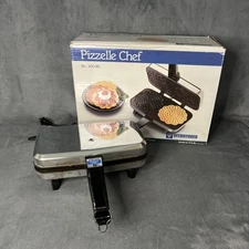 Vintage Vitantonio Pizzelle Chef No. 300  Italian Cookie Maker Tested With Box