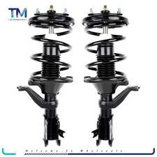 2 Front Complete Struts Shock For Honda Civic Acura EL 2001-2005 W/ Coil Spring