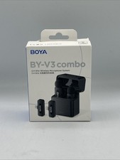 Boya BY-V3 Combo Microphone Wireless for iPhone, Android, Mini Microphone