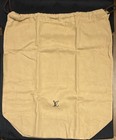 Louis Vuitton Beige Dustbag Storage Pouch Solid w/ LV Logo Accent Women 1pc — photo 1