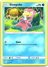 Slowpoke 54/214 SM - Lost Thunder NM Pokemon TCG