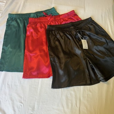 SWOMOG Men s Boxers Size Small Set Of 3 Red Black Green New